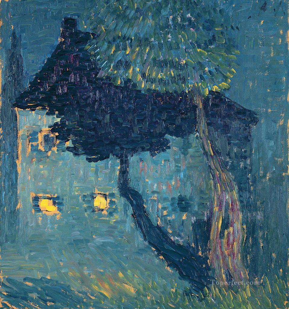 cabaña en el bosque 1903 Alexej von Jawlensky Expresionismo Pintura al óleo